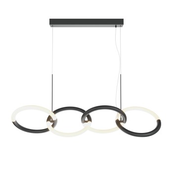 Lustră LED Node negru Maytoni, H120, 40W