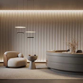 Lustră LED Ambience negru Maytoni, D42, 23W