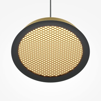 Pendul LED El negru Maytoni, D15, 12W, gold