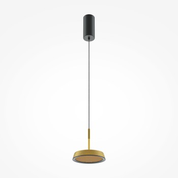 Pendul LED El negru Maytoni, D15, 12W, gold