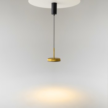 Pendul LED El negru Maytoni, D15, 12W, gold