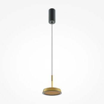 Pendul LED El negru Maytoni, D15, 12W, gold