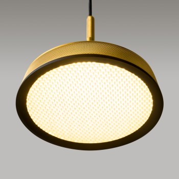 Pendul LED El negru Maytoni, D15, 12W, gold