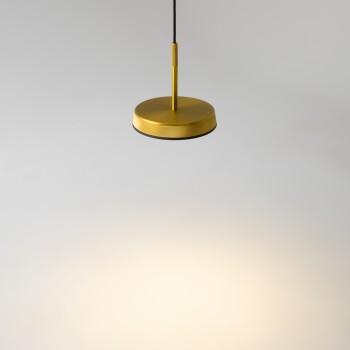 Pendul LED El negru Maytoni, D15, 12W, gold