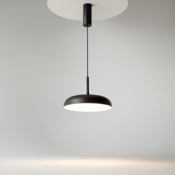 Pendul LED Gerhard negru Maytoni, D30, 19W