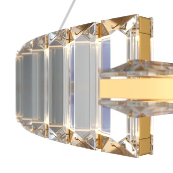 Lustră LED Krone alamă Maytoni, D62, 36W