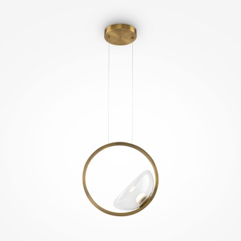 Pendul LED Lunare alamă Maytoni, D32, 5W