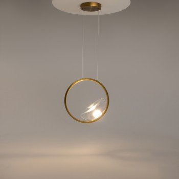 Pendul LED Lunare alamă Maytoni, D32, 5W
