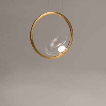 Pendul LED Lunare alamă Maytoni, D32, 5W
