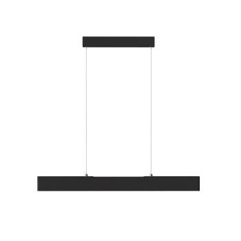 Pendul LED Step negru Maytoni, H100, 23W, 4000K
