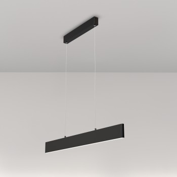 Lustră LED Step negru Maytoni, H100, 23W, 4000K