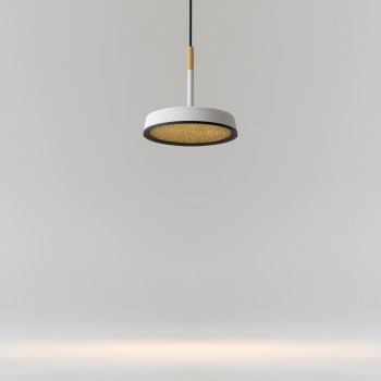 Pendul LED El negru Maytoni, D15, 12W, white and gold