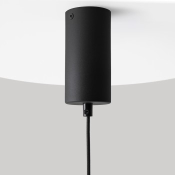 Pendul LED El negru Maytoni, D15, 12W, white and gold
