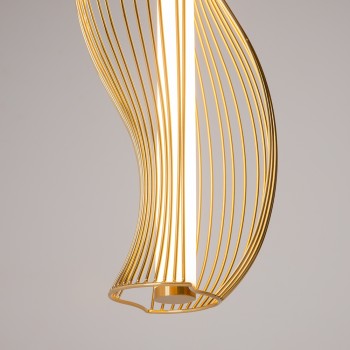 Pendul LED Shadows of the past alamă Maytoni, H352, 20W