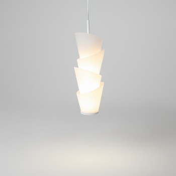 Pendul LED Seoul alb Maytoni, H362, 14W