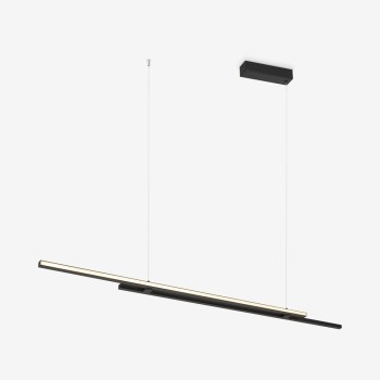 Lustră LED Halo negru Maytoni, H306, 48W