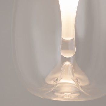 Pendul LED Splash auriu Maytoni, D20, 7W, transparent