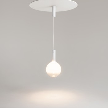 Pendul LED Nebula alb Maytoni, D25, 6W