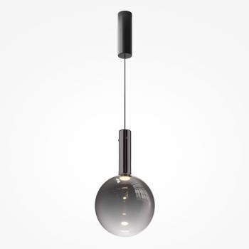 Pendul LED Nebula negru Maytoni, D25, 6W