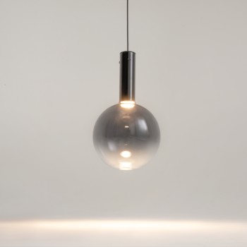 Pendul LED Nebula negru Maytoni, D25, 6W