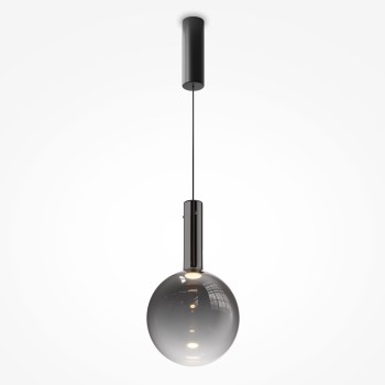 Pendul LED Nebula negru Maytoni, D25, 6W