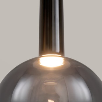 Pendul LED Nebula negru Maytoni, D25, 6W