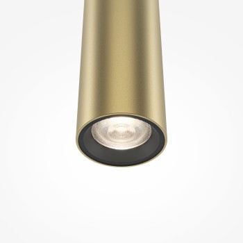 Pendul LED Pro Extra auriu Maytoni, D3, 6W
