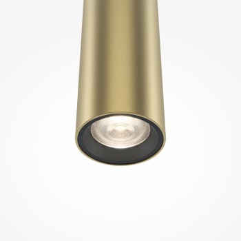 Pendul LED Pro Extra auriu Maytoni, D3, 6W