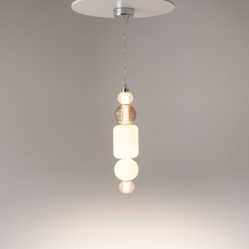 Pendul LED Collar auriu Maytoni, D15, 35W