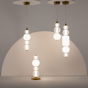 Pendul LED Collar auriu Maytoni, D15, 35W