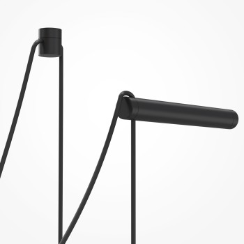 Pendul LED Twins negru Maytoni, D20, 20W