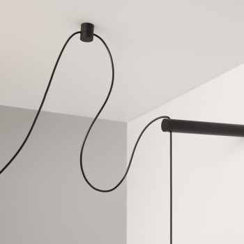 Pendul LED Twins negru Maytoni, D20, 20W