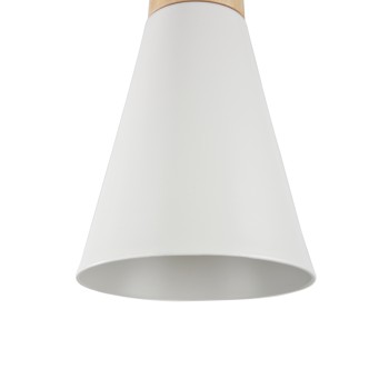 Pendul Bicones alb Maytoni, D14, 1xE27