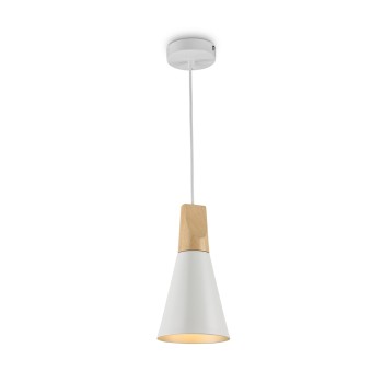 Pendul Bicones alb Maytoni, D14, 1xE27