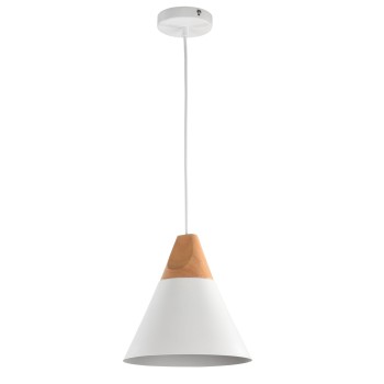 Pendul Bicones alb Maytoni, D22, 1xE27
