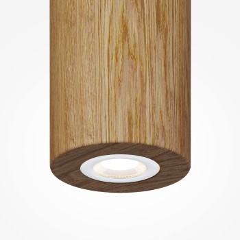 Pendul LED Basic Texture negru Maytoni, D6, 5W, beige
