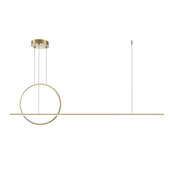 Lustră LED Halo alamă Maytoni, H304, 40W