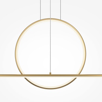 Lustră LED Halo alamă Maytoni, H304, 40W