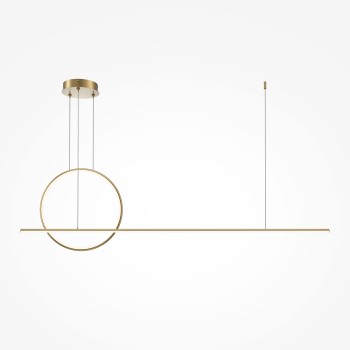 Lustră LED Halo alamă Maytoni, H304, 40W