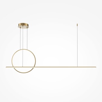 Lustră LED Halo alamă Maytoni, H304, 40W