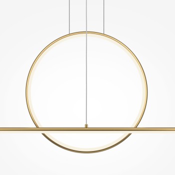 Lustră LED Halo alamă Maytoni, H304, 40W