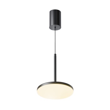 Pendul LED Plato negru Maytoni, D18, 12W