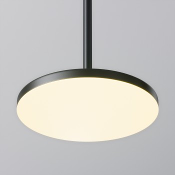 Pendul LED Plato negru Maytoni, D18, 12W