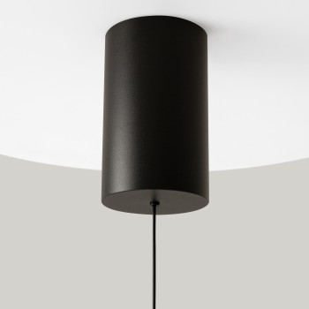 Pendul LED Plato negru Maytoni, D18, 12W
