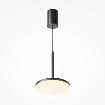Pendul LED Plato negru Maytoni, D18, 12W
