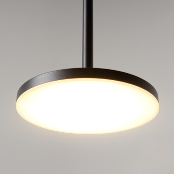 Pendul LED Plato negru Maytoni, D18, 12W