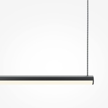 Pendul LED Halo negru Maytoni, H317, 16W