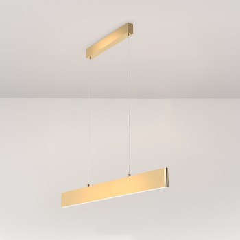 Lustră LED Step auriu mat Maytoni, H100, 23W