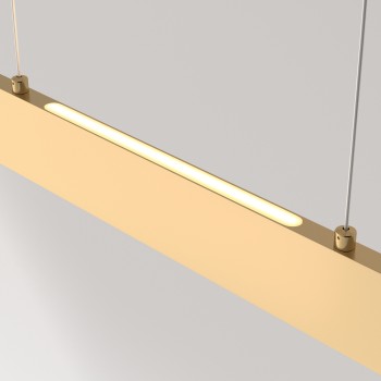 Lustră LED Step auriu mat Maytoni, H100, 23W