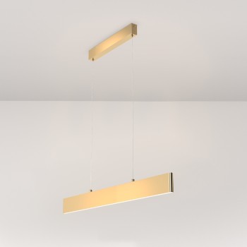 Lustră LED Step auriu mat Maytoni, H100, 23W